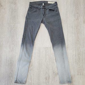 Rag & Bone Women The Dre Gray Washed Jeans